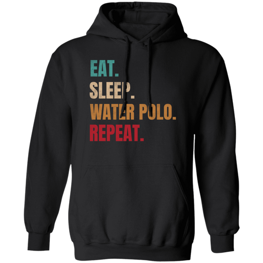 Eat Sleep Water Polo Repeat, Retro Water Polo Player Gift