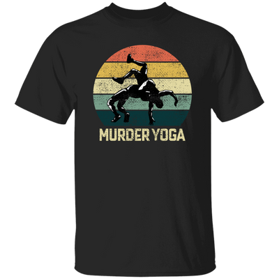 Funny Wrestling Brazilian Jiu-jitsu Murder Yoga Martial Arts Vintage Sportsmen Unisex T-Shirt