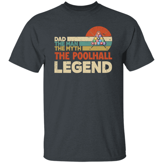 Dad The Man The Myth The Poolhall Legend, Retro Gift For Dad