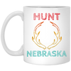 Deer Hunting Gear For Hunting Hunt Nebraska White Mug