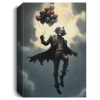 Clown Float In Sky, Rainy Sky, Swag Clown And The Balls, Clown Lover Canvas