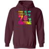 Seventies Dancing Retro Disco 1970s Costume Colorful Swag Pullover Hoodie