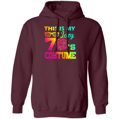 Seventies Dancing Retro Disco 1970s Costume Colorful Swag Pullover Hoodie