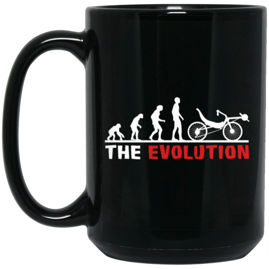 The Evolution Recumbent Bike Funny Retro Cyclist