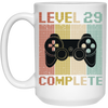 Retro Level 29 Complete Gamer Gamer 29 Years Birthday