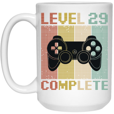 Retro Level 29 Complete Gamer Gamer 29 Years Birthday