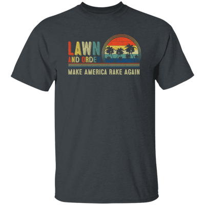 Retrp Lawn and Order Make America Rake Again