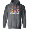 Love My Country, Half Is Moldovan, Half American, All Awesome, Best Borned Citizenship Pullover Hoodie