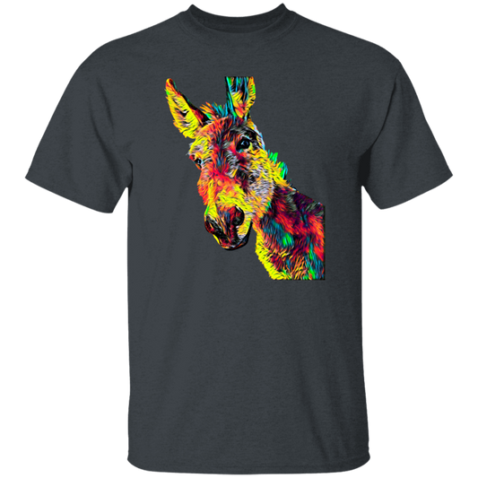 Donkey Colored Design Jackass Mule For Animal Lovers Owners True Friend Colorful Unisex T-Shirt