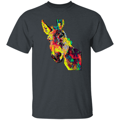 Donkey Colored Design Jackass Mule For Animal Lovers Owners True Friend Colorful Unisex T-Shirt