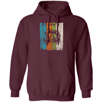 Retro Raccoon Wild Breed Trash Panda Wild Cats Men Wears Pullover Hoodie