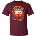 This vintage and classic 1973 Birthday Gift Retro Butterfly 1973 t-shirt is sure to be a hit. Showcase your retro style with the classic design, which features a butterfly motif from 1973. Perfect for any vintage lover, it's a great birthday gift.