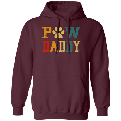 Vintage Grand Paw Dog Lover Grandpaw Grandpa Pullover Hoodie