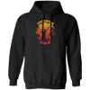 Badminton Palm Trees Gift For Dad Vintage Play Badminton Sporty Pullover Hoodie