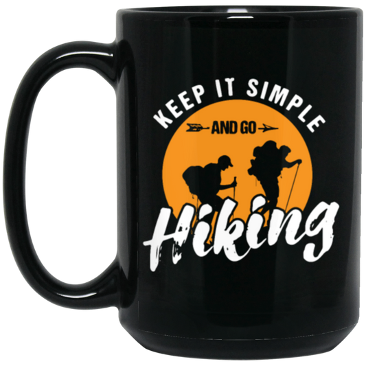 Hiking And Outdoors Gift, Retro Hiker Couple