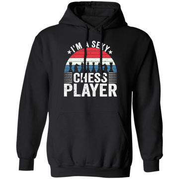 Retro I_m A Sexy Chessplayer Chess Pieces Game