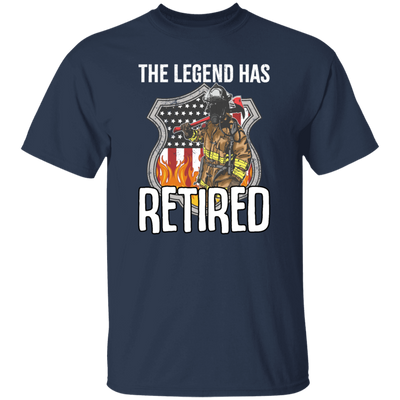 The Legend Has Retired Firefighter Retirement Gift Unisex T-Shirt