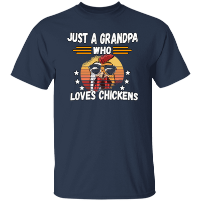 Just A Grandpa Who Loves Chicken Vintage