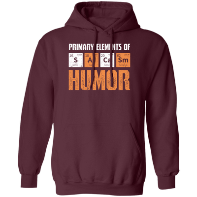 Jokes Physics Design Quote Elements Of Humor Pullover Hoodie