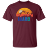 Retro Vintage Idaho With Mountain And Forest