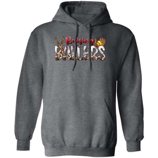 Love Sport, Ball Sport, Raising Ballers Gift, Love Baller Gift, Best Baller, Baller Lover Pullover Hoodie