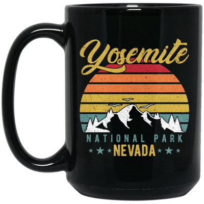National Park, Yosemite National Park, Nevada Lover, Love Nevada And There Park Black Mug
