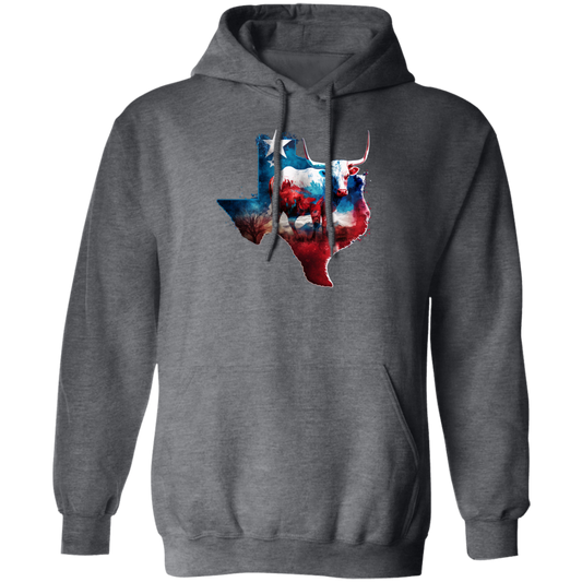 Love Texas, Cow In Texas, Best Of Texas, Best Cow Lover Gift, Texas Cow Pullover Hoodie