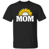 Mom Present, Sunflower Mom, Best Mother Ever, Half Sunflower, Sunflower Lover Unisex T-Shirt