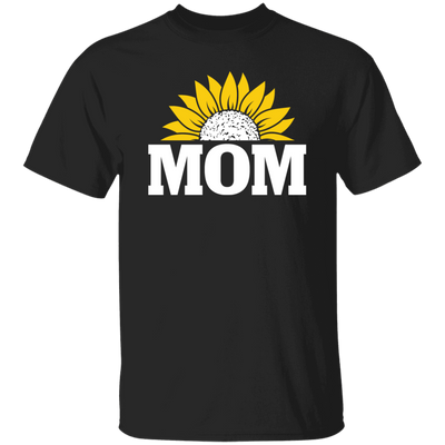 Mom Present, Sunflower Mom, Best Mother Ever, Half Sunflower, Sunflower Lover Unisex T-Shirt