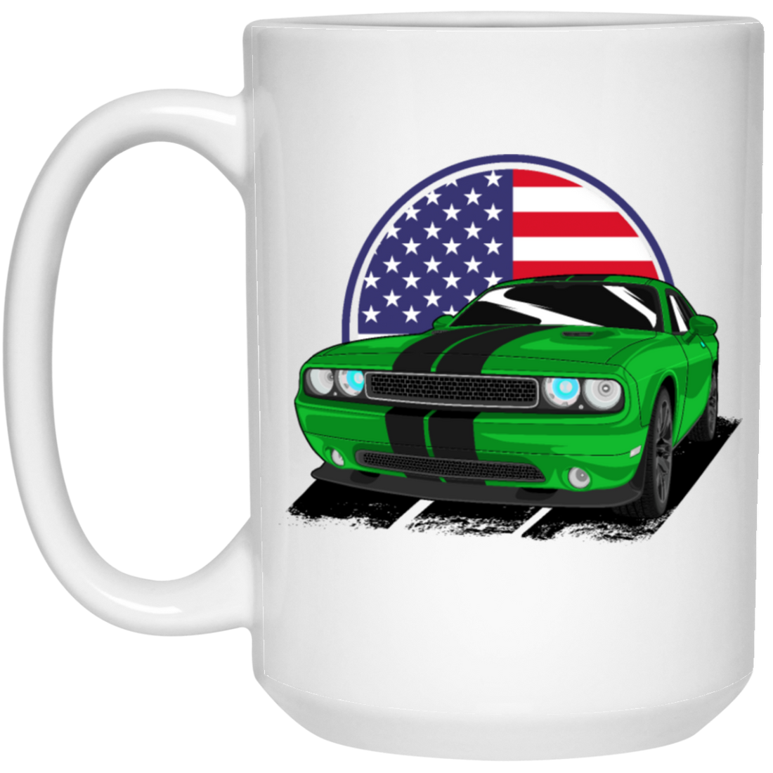 Muscle Car, Best Car, American Car Lover Gift, Muscle Car Love Gift White Mug