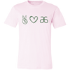 Peace Gift, Love Peace Arbonne, Bon Babe, Fizz Sticks Unisex Jersey T-Shirt ABA08