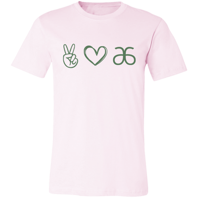 Peace Gift, Love Peace Arbonne, Bon Babe, Fizz Sticks Unisex Jersey T-Shirt ABA08