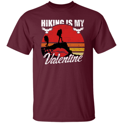 Hiking Is My Valentine Hiker Camper Retro Gift