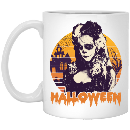 Happy Halloween, Happy Halloween Witch, Horror Gift White Mug