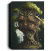 Next Door Tree House, Fantasy Fairy House, Fairy Tree Houses Canvas