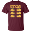 Retro Check Out My Six Pack, Funny Tacos Gift Idea