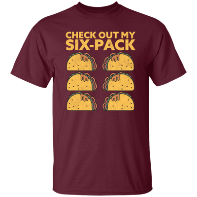 Retro Check Out My Six Pack, Funny Tacos Gift Idea