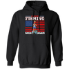 Make Fishing Great Again, American Flag, American Fisher Pullover Hoodie