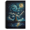 Van Gogh Style Starry Night With Background As Paris With Eiffel Tower, Night Sky in Paris