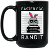 Cute Happy Easter Egg Bandit Easter Bunny