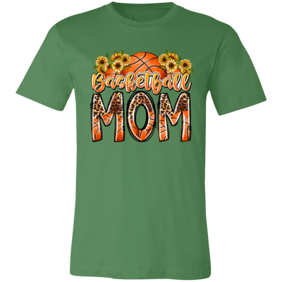 Mom's Gift, Mom Love Basketball, Best Basketball Lover Gift, Best Sport For Mom Unisex Jersey T-Shirt