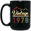 Vintage Mountain 1978, Retro 1978 Birthday, 1978 Gift