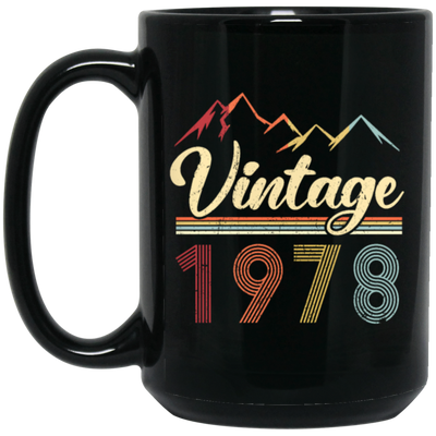 Vintage Mountain 1978, Retro 1978 Birthday, 1978 Gift