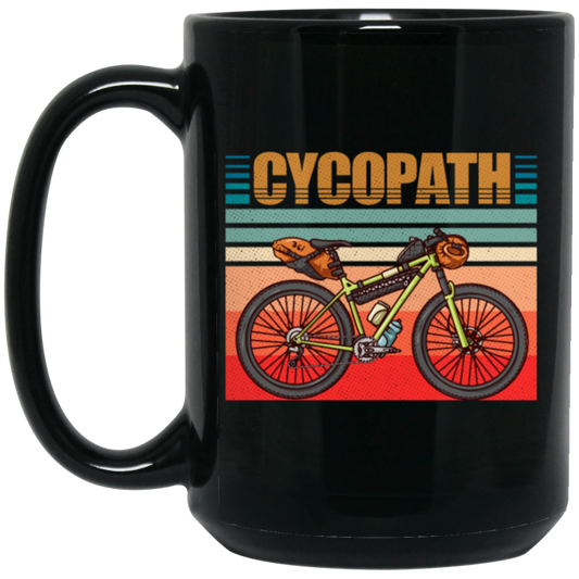 Retro Cycopath Funny Vintage Bicycle Cyclist Humor Gift