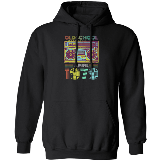 Birthday Gift April 1979, Love Cassette 1979 Pullover Hoodie