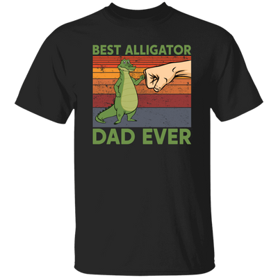 Ever Fathers Day Best Alligator Dad Fist Bump Vintage Unisex T-Shirt