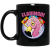 Love Flamingo, Flabingo, Flamingo Bingo Player, Love Animal, Best Flamingo Black Mug