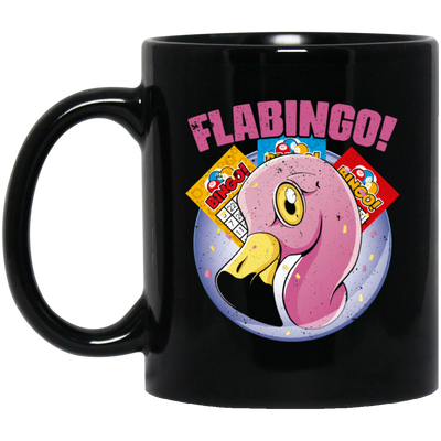 Love Flamingo, Flabingo, Flamingo Bingo Player, Love Animal, Best Flamingo Black Mug
