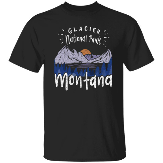 Glacier National Park Montana Mountain Hiking Unisex T-Shirt