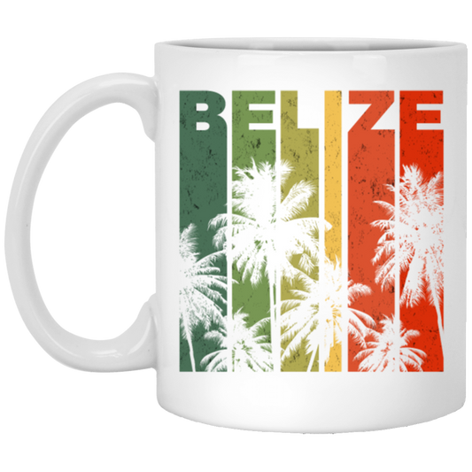 Retro Belize Beach Vacation Souvenir